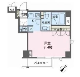 ドゥーエ南麻布 505 間取り図