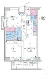 ジェノヴィア新宿グリーンヴェール 14階 間取り図