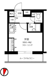 ルモンド南麻布 8階 間取り図