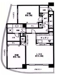 シルフィード南平台 3階 間取り図