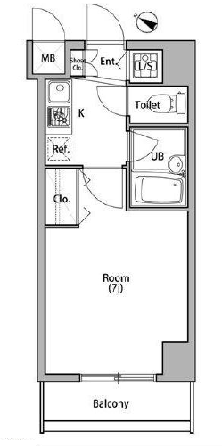 プラムハウス日本橋 602 間取り図