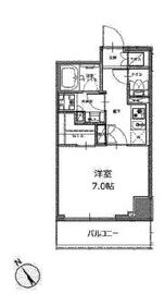 レジディア白金高輪2 202 間取り図