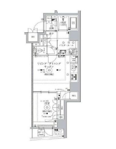 セジョリ東大前 301 間取り図