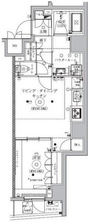 セジョリ東大前 501 間取り図