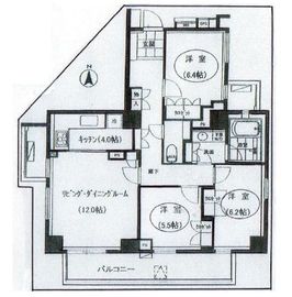 グランドメゾン恵比寿の杜 10階 間取り図