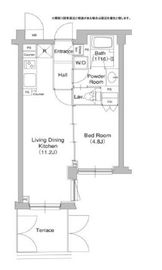 コンフォリア原宿 106 間取り図