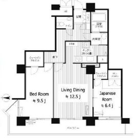 サンクォーレタワー 17階 間取り図