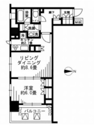 フォルム四谷外苑東 11階 間取り図