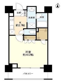 スタイリオ蒲田 805 間取り図