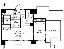 パークキューブ東品川 901 間取り図