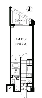 JMFレジデンス世田谷三宿 312 間取り図