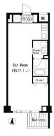 JMFレジデンス世田谷三宿 502 間取り図