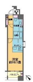 カスタリア銀座3 1207 間取り図