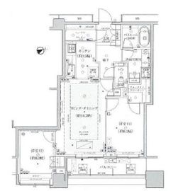 アトラスタワー西新宿 16階 間取り図