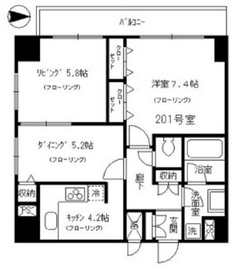 ガーデンクレスト 301 間取り図