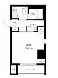 リヴシティ日本橋ネクステシア 6階 間取り図