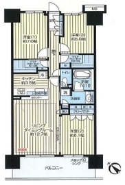 スターコート豊洲 13階 間取り図