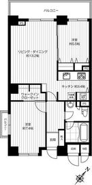 グラマシー恵比寿 516 間取り図