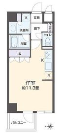 リエトコート四谷 702 間取り図