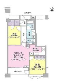 ブリリア外苑出羽坂 5階 間取り図