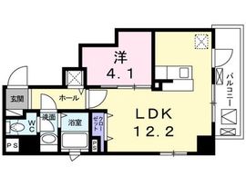 ローヤルマンション 505 間取り図