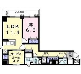 ローヤルマンション 601 間取り図
