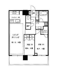 グランドメゾン白金の杜ザ・タワー 16階 間取り図