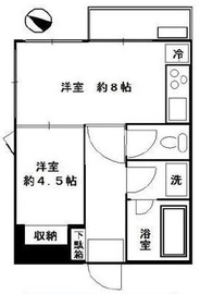 グランパレス南麻布仙台坂 601 間取り図