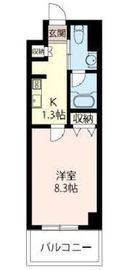 エスティメゾン三軒茶屋2 207 間取り図