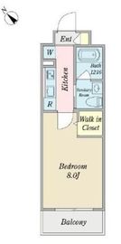 ラルーチェ麻布台 204 間取り図