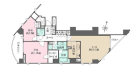 乃木坂パークハウス 201 間取り図