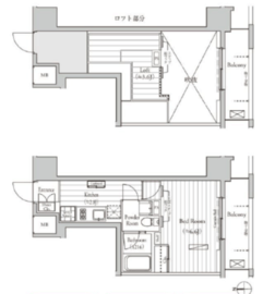 ミュゼ南麻布 502 間取り図