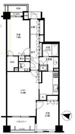 クレマージュ南青山 2階 間取り図