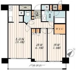 渋谷アインス 6階 間取り図