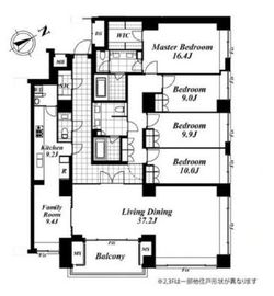 グロブナープレイス神園町 404 間取り図