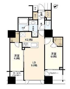 ブランズ日本橋茅場町 13階 間取り図