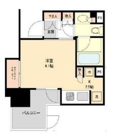 オーベルアーバンツ神楽坂 3階 間取り図