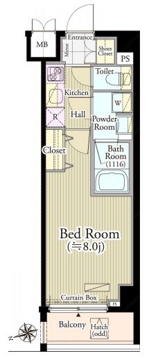 コンフォリア西馬込ヒルサイドスクエア 3階 間取り図