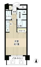 SUN恵比寿 604 間取り図