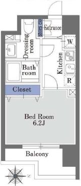 ドゥーエ学芸大学2 604 間取り図