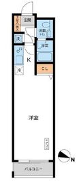 カッシア目黒 315 間取り図