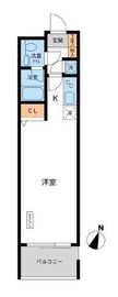 カッシア目黒 307 間取り図