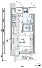 メインステージ白金 11階 間取り図