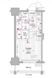 ガーラ・アヴェニュー渋谷 4階 間取り図