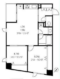 チェスターハウス九段下 202 間取り図