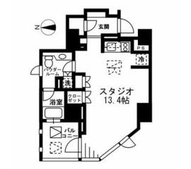 プライムアーバン四谷外苑東 804 間取り図