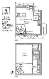 テラス代官山 101 間取り図