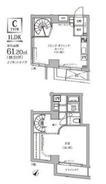 テラス代官山 104 間取り図