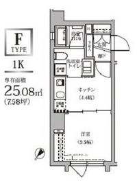 テラス代官山 202 間取り図