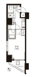 ジェノヴィア新宿御苑グリーンヴェール 4階 間取り図